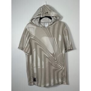 Nike Yoga Dri-Fit A.I.R. Robbie Simon Training Hoodie Short Sleeve Shirt Mens L